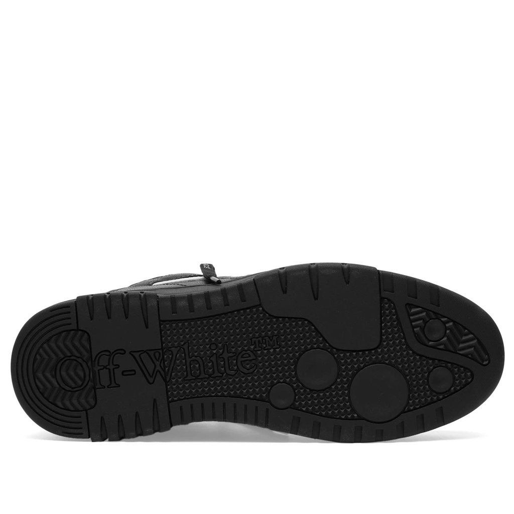 Off White Men's Out Of Office Leather Sneaker Black